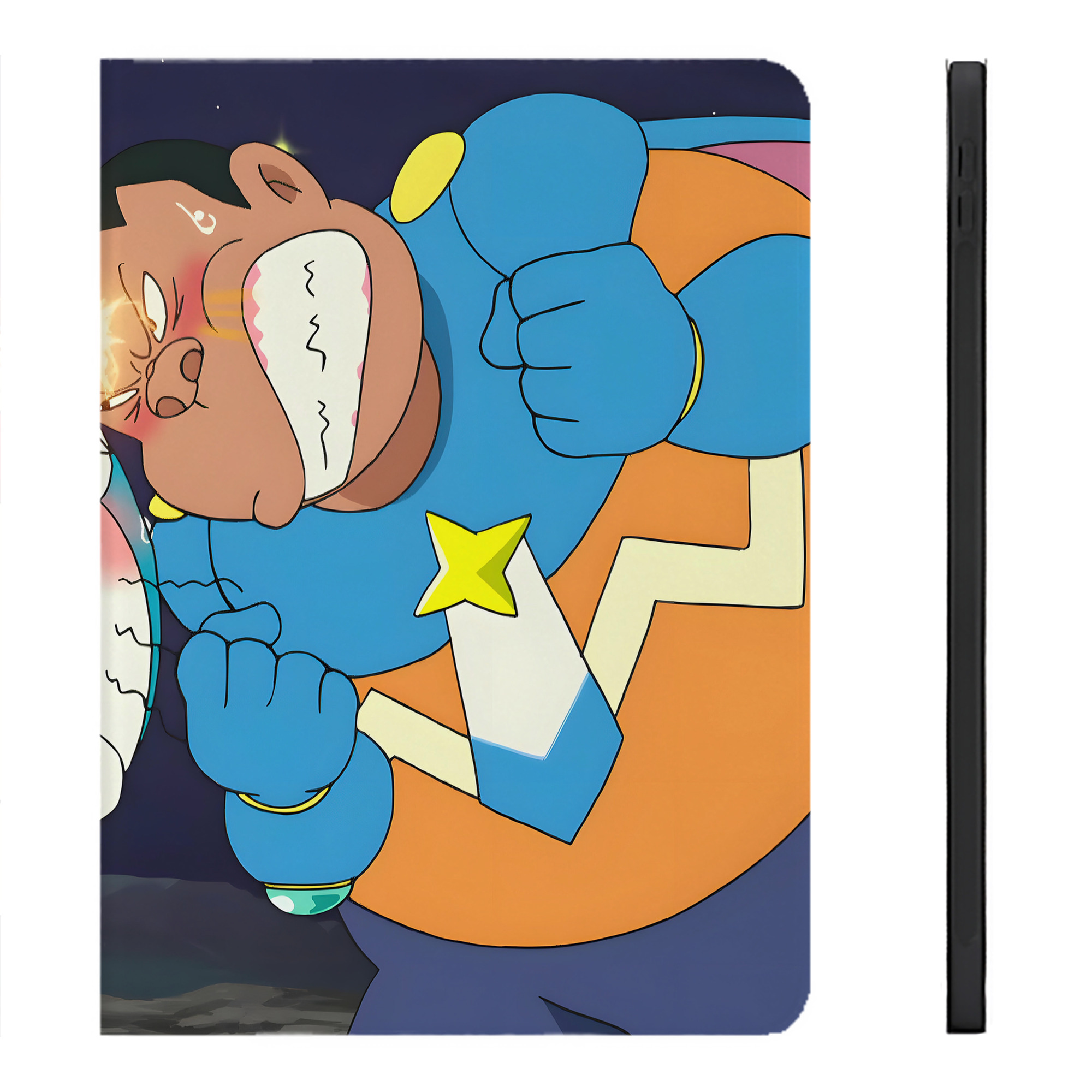 （画像用） ドラえもん Doraemon IPadケース ペンホルダー付き ブックスタイルデザイン
